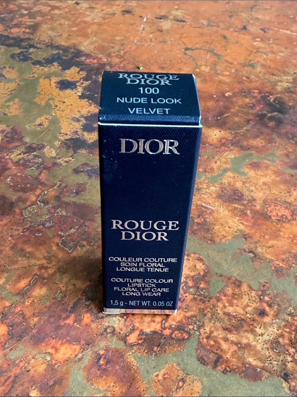 Dior Rouge Dior 100 Nude Look (rosy nude) Velvet Matte Lipstick Deluxe Mini - Picture 8 of 8